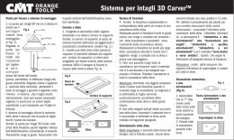 Sistema per intagli 3D Carver