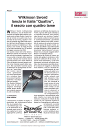 Wilkinson Sword - Lancia in Italia "Quattro"
