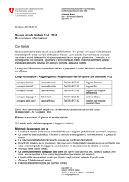 Informazioni della scuola fanteria 11-1 / 2016