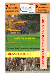 CAMPIONATI TICINESI CROSS 2015 CROSS PER TUTTI