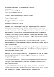 2° Concorso Arturo Paoli “ Camminando s`apre cammino