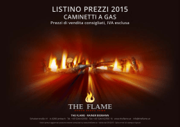 listino prezzi 2015