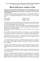 avviso prove scritte - Riqualificazione PA