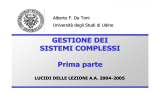 gestione dei sistemi complessi - diegm