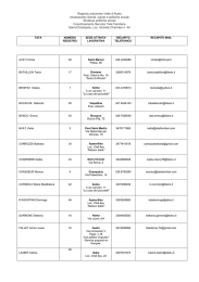 tabella dati sito ok - Sito ufficiale della Regione Autonoma Valle d