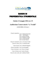 saggio allievi propedeutica strumentale