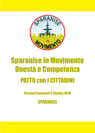 Sparanise in Movimento Onestà e Competenza