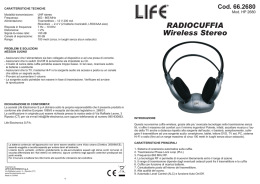 RADIOCUFFIA Wireless Stereo