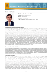 Yuan-Tseh Lee - Pontifical Academy of Sciences