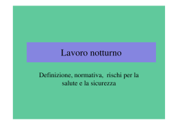 Lavoro notturno