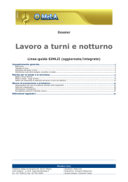 Lavoro a turni e notturno