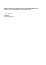 Buonasera, vogliate cortesemente trovare in allegato lettera di