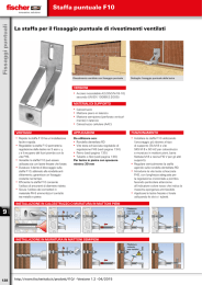 Staffa puntuale F10