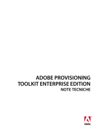 Utilizzo di Adobe Provisioning Toolkit Enterprise Edition
