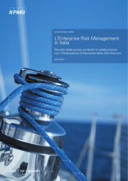 L`Enterprise Risk Management in Italia