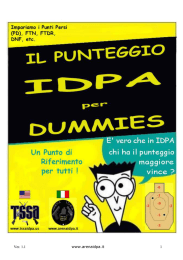 Il Punteggio IDPA per Dummies