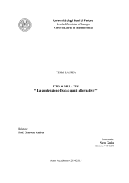 “ La contenzione fisica: quali alternative?”