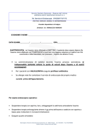 • La somministrazione di sedativi durante l`esame provoca