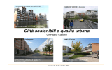 Città sostenibili e qualità urbana Giordana Castelli