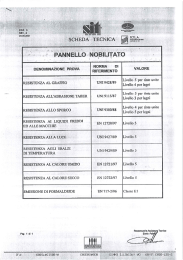 RESISTENZA AL GRAFFIO UNI 9428/89 L`.`Wu° 5