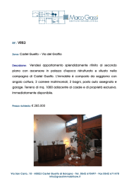 Zona: Castel Guelfo – Via del Graffio Descrizione: Vendesi