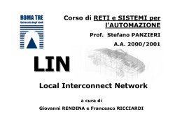 Local Interconnect Network - Dipartimento di Informatica e