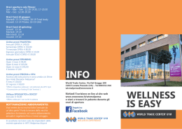 Brochure - World Trade Center Malpensa Airport