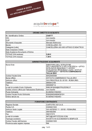 Ordine Acquisto Registri e Libretti giustificazioni