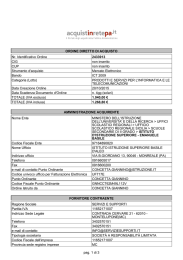 ORDINE DIRETTO DI ACQUISTO Nr. Identificativo Ordine 2433913