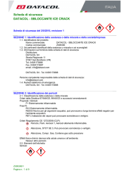 Scheda di sicurezza DATACOL