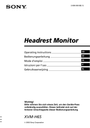 Headrest Monitor