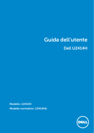 Guida dell`utente Dell U2414H