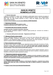 ezione II SANI.IN.VENETO NOMENCLATORE