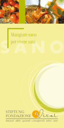 Mangiare sano per vivere sani