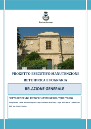 1. RELAZIONE GENERALE