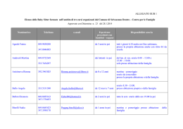 ELENCO BABY SITTER settembre 2014 - Selvazzano