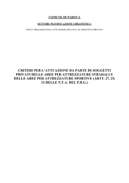 CRITERI PER L`ATTUAZIONE DA PARTE DI SOGGETTI PRIVATI