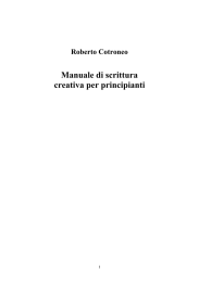 Manuale di scrittura creativa per principianti