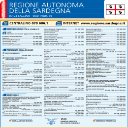 regione autonoma della sardegna