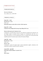 Scarica il curriculum vitae di Francesco Marzari