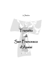 Transito di San Francesco d`Assisi