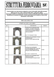 portali di galleria - Struttura Ferroviaria