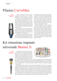 Pilastro CurvoMax Kit rimozione impianti universale Biomet 3i