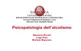 Psicopatologia dell`alcolismo