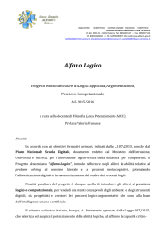 Progetto di Logica - Liceo Statale Alfano I