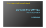 cenni di matematica finanziaria