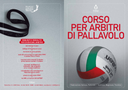 corso per arbITrI DI paLLaVoLo