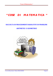 cose di matematica - D`Alessandro