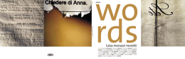 Words - Luisa Menazzi Moretti
