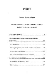 INDICE - il potere dei simboli nella storia e nella comunicazione